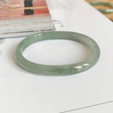 SOLD OUT: 55.9mm A-Grade Jadeite Modern Oval Bangle No.330016