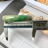 58.7mm A-Grade Natural Multi-Colour Jadeite Modern Round Bangle No.330021