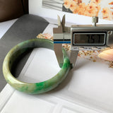 SOLD OUT: 58.7mm A-Grade Natural Multi-Colour Jadeite Modern Round Bangle No.330021