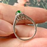 15mm A-Grade Natural Imperial Green Jadeite Bespoke Ring Band No.161434