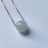 SOLD OUT: A-Grade Natural Lilac Jadeite Barrel Pendant No. 171929