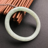 51.8mm A-Grade Type A Jadeite Jade Traditional Oval Bangle No.151269