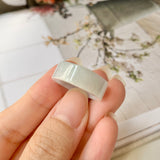 18.1mm A-Grade Natural Jadeite Ring Band No.220553
