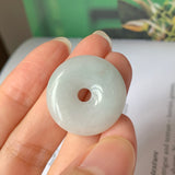 A-Grade Natural Jadeite Donut Pendant No.220554