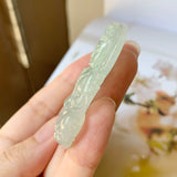 Setting balance A-Grade Natural Jadeite Goddess of Mercy Pendant No.600175