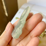 Setting balance A-Grade Natural Jadeite Goddess of Mercy Pendant No.600175