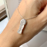 SOLD OUT: Icy A-Grade Natural Jadeite Goddess of Mercy Pendant No.171934
