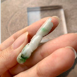 A-Grade Natural Moss on Snow Jadeite Goddess of Mercy Pendant No.170792