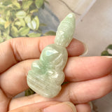 A-Grade Natural Yellow Green Jadeite Buddha Pendant No.600183