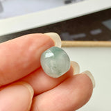 SOLD OUT: A-Grade Natural Floral Jadeite Barrel Pendant No.220579