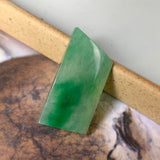 12.15 cts A-Grade Natural Green Jadeite Trapezium Shape No.171596