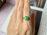 Custom Jade Cabochon Ring No.130213