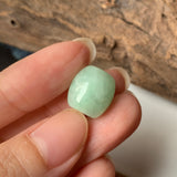 A-Grade Natural Moss On Snow Jadeite Barrel Pendant No.171773
