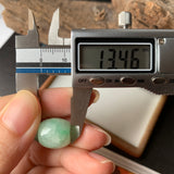 A-Grade Natural Moss On Snow Jadeite Barrel Pendant No.171773