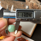 A-Grade Natural Moss On Snow Jadeite Barrel Pendant No.171773
