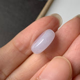 A-Grade Natural Light Lavender Jadeite Donut Pendant No.171797