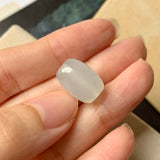 Icy A-Grade Natural Jadeite Barrel Pendant No.171787