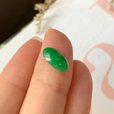 1.60cts A-Grade Natural Green Jadeite Oval Cabochon No.130301