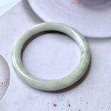 SOLD OUT: 52.6mm A-Grade Natural Jadeite Traditional Round Bangle No.151956