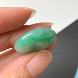 SOLD OUT: A-Grade Natural Floral Jadeite Donut Pendant No.171803