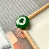 A-Grade Natural Imperial Green Jadeite Donut Pendant No.171950