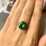 SOLD OUT: A-Grade Natural Imperial Green Jadeite Donut Pendant No.171950