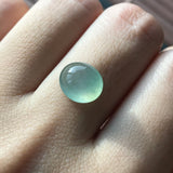 Icy A-Grade Natural Tiffany Green Jadeite Cabochon Piece No.130018