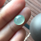 Icy A-Grade Natural Tiffany Green Jadeite Cabochon Piece No.130018
