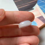 A-Grade Natural White Jadeite Donut No.171796