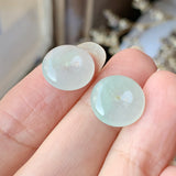 A-Grade Natural Jadeite Donut Pair No.180383