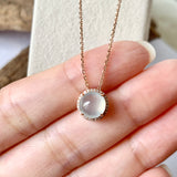 SOLD OUT: Highly Icy A-Grade Jadeite Dewdrop Pendant No.171965