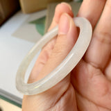 50.9mm A-Grade Natural Jadeite Traditional Round Bangle No.151901