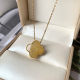 A-Grade Natural Yellow Jadeite Bespoke Clover Pendant No. 171967