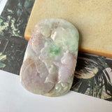 A-Grade Natural Tri-Colour Jadeite Pendant with Carvings No.171958