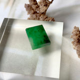 SOLD OUT: 4.40ct A-Grade Natural Jadeite Rectangle Piece No.220521