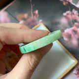 A-Grade Natural Moss on Snow Jadeite Donut No.170918
