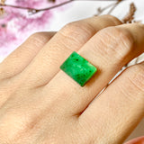 SOLD OUT: 4.40ct A-Grade Natural Jadeite Rectangle Piece No.220521