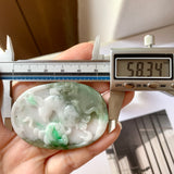 A-Grade Natural Multi-Colour Jadeite Rabbit Pendant No.171089