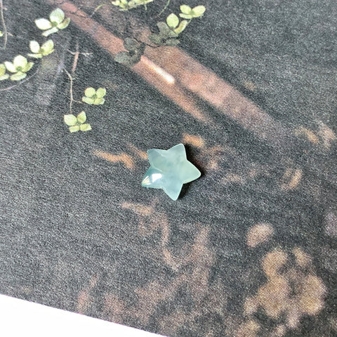 0.80ct Icy A-Grade Natural Floral Jadeite Star No.130261