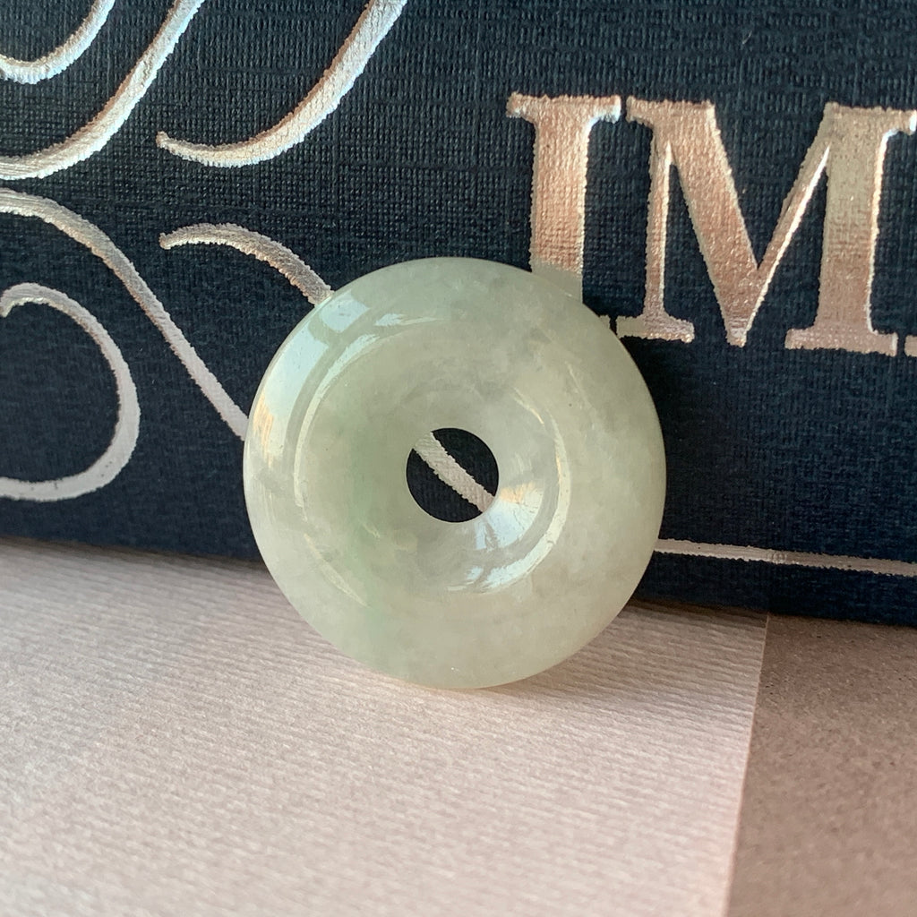 A-Grade Natural Jadeite Donut Pendant No.220215