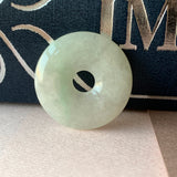 A-Grade Natural Jadeite Donut Pendant No.220215