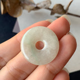 A-Grade Natural Jadeite Donut Pendant No.220215