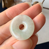 A-Grade Natural Jadeite Donut Pendant No.220215