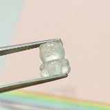 Icy A-Grade Natural Jadeite Teddy Bear Pendant No.171503