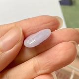 A-Grade Natural Lavender Jadeite Heart Pendant No.171983