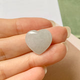 A-Grade Natural Light Blue Jadeite Heart Pendant No.171986