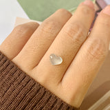 Icy A-Grade Natural Jadeite Heart Pendant No.171988