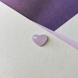 SOLD OUT: A-Grade Natural Lavender Heart Pendant No.171990