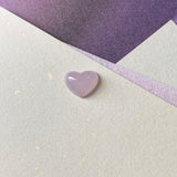 SOLD OUT: A-Grade Natural Lavender Heart Pendant No.171990