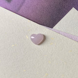 A-Grade Natural Lavender Heart Pendant No.171991
